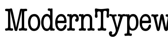 ModernTypewriterCond Regular Font