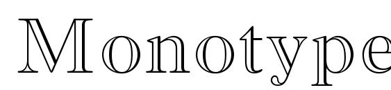 monotype corsiva font bold