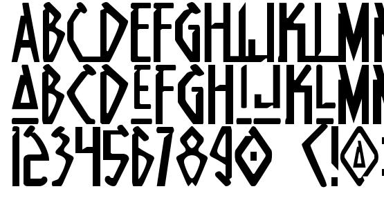 american indian style font