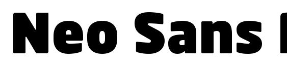 Шрифт Neo Sans Pro Ultra