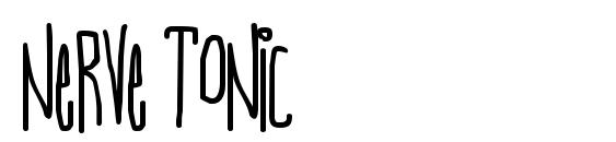 Nerve Tonic font, free Nerve Tonic font, preview Nerve Tonic font