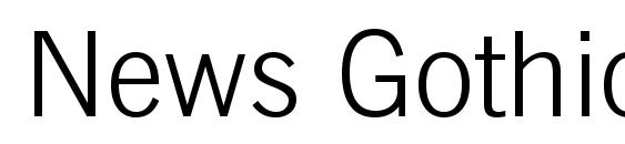 News Gothic Light BT font, free News Gothic Light BT font, preview News Gothic Light BT font