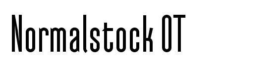 Normalstock OT font, free Normalstock OT font, preview Normalstock OT font