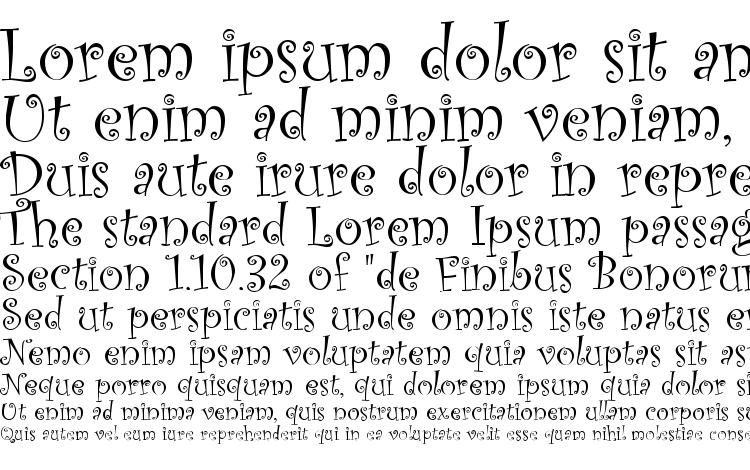 specimens Old Comedy font, sample Old Comedy font, an example of writing Old Comedy font, review Old Comedy font, preview Old Comedy font, Old Comedy font
