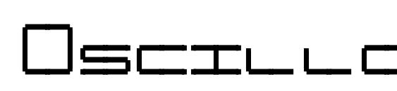 шрифт Oscillos, бесплатный шрифт Oscillos, предварительный просмотр шрифта Oscillos