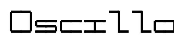 шрифт Oscilloscope 4, бесплатный шрифт Oscilloscope 4, предварительный просмотр шрифта Oscilloscope 4