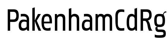 PakenhamCdRg Regular Font