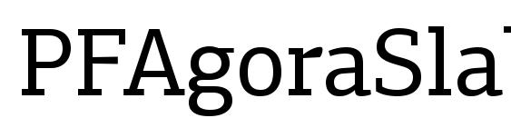 PFAgoraSlabPro Regular Font