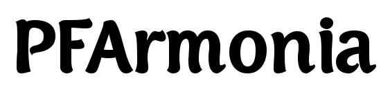 PFArmonia Bold font, free PFArmonia Bold font, preview PFArmonia Bold font