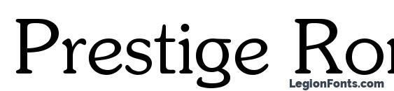 Prestige Roman Medium Font