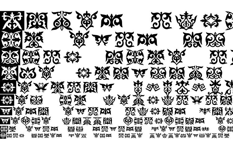 specimens Prtornament1 font, sample Prtornament1 font, an example of writing Prtornament1 font, review Prtornament1 font, preview Prtornament1 font, Prtornament1 font