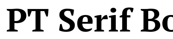 Шрифт PT Serif Bold