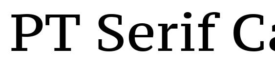 Шрифт PT Serif Caption
