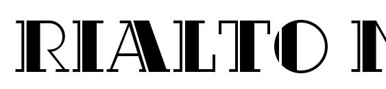шрифт Rialto NF, бесплатный шрифт Rialto NF, предварительный просмотр шрифта Rialto NF