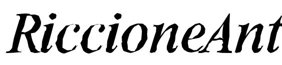 RiccioneAntique Italic Font