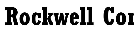 Rockwell Condensed Полужирный Font