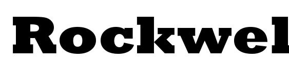 Rockwell Extra Bold Font