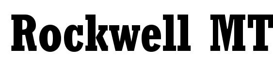 Rockwell MT Condensed Bold Font