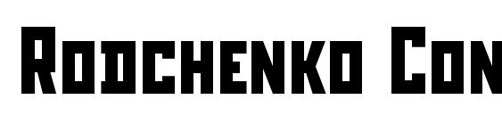 Rodchenko Condensed Bold Font