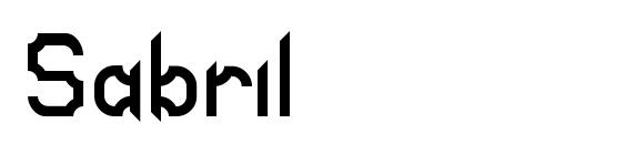 шрифт Sabril, бесплатный шрифт Sabril, предварительный просмотр шрифта Sabril