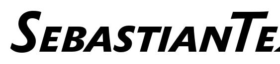 SebastianTextSC BoldItalic Font