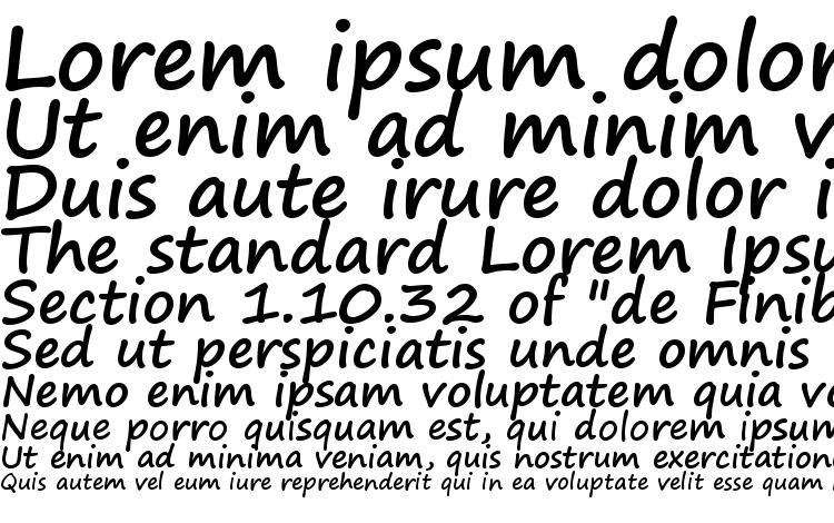 Identifont - Segoe Print Bold