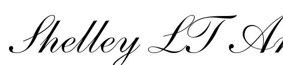 Shelley LT Andante Script Font
