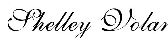 Shelley Volante BT Font
