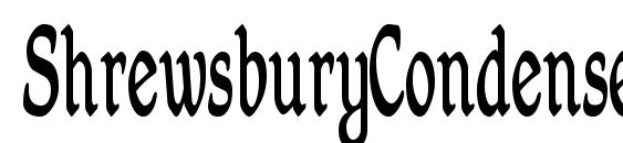 ShrewsburyCondensed Font