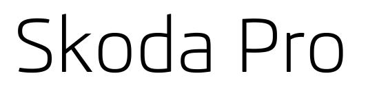 Skoda Pro font, free Skoda Pro font, preview Skoda Pro font