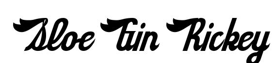 Sloe Gin Rickey font, free Sloe Gin Rickey font, preview Sloe Gin Rickey font