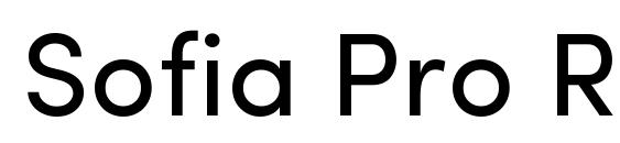 Sofia Pro Regular Font