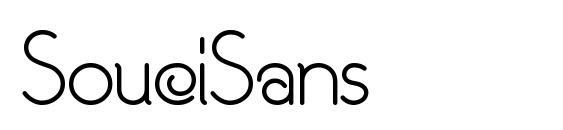 шрифт SouciSans, бесплатный шрифт SouciSans, предварительный просмотр шрифта SouciSans