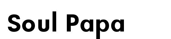 Soul Papa font, free Soul Papa font, preview Soul Papa font