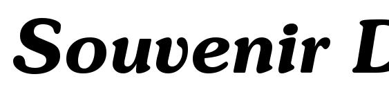 шрифт Souvenir Demi Italic BT, бесплатный шрифт Souvenir Demi Italic BT, предварительный просмотр шрифта Souvenir Demi Italic BT