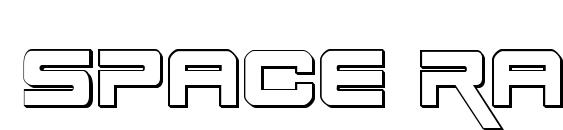 Space Ranger 3D Regular font, free Space Ranger 3D Regular font, preview Space Ranger 3D Regular font
