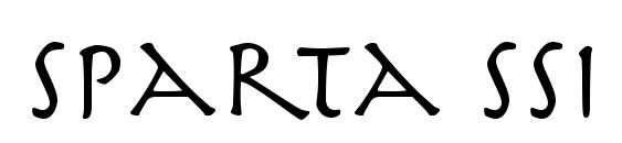 Sparta SSi font, free Sparta SSi font, preview Sparta SSi font