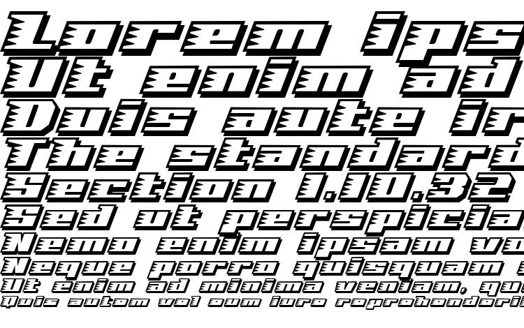 specimens Speed solid font, sample Speed solid font, an example of writing Speed solid font, review Speed solid font, preview Speed solid font, Speed solid font