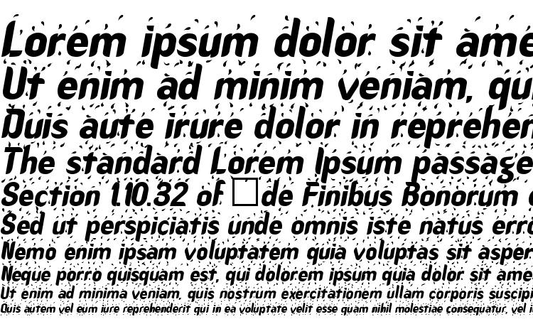 specimens Splasher Medium font, sample Splasher Medium font, an example of writing Splasher Medium font, review Splasher Medium font, preview Splasher Medium font, Splasher Medium font