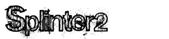 Шрифт Splinter2