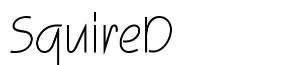SquireD font, free SquireD font, preview SquireD font