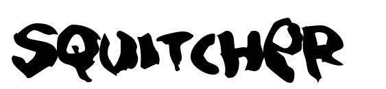 Squitcher font, free Squitcher font, preview Squitcher font