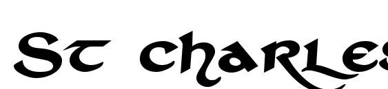 St charles extra dark Font