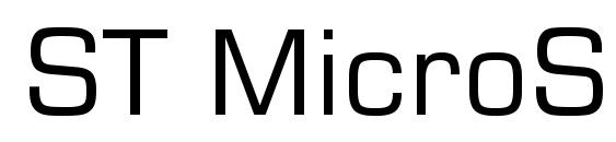 ST MicroSquare Font