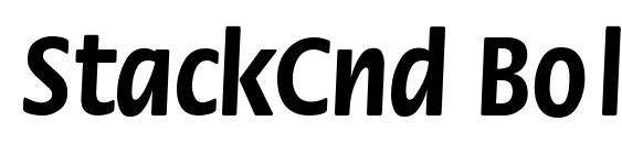 StackCnd Bold Font