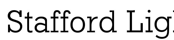 Stafford Light Regular Font