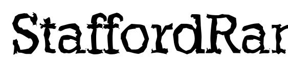 шрифт StaffordRandom Regular, бесплатный шрифт StaffordRandom Regular, предварительный просмотр шрифта StaffordRandom Regular