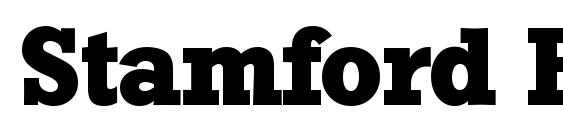 Stamford Heavy SF Bold font, free Stamford Heavy SF Bold font, preview Stamford Heavy SF Bold font