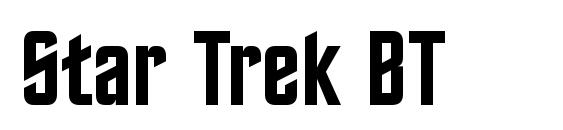 Star Trek BT font, free Star Trek BT font, preview Star Trek BT font