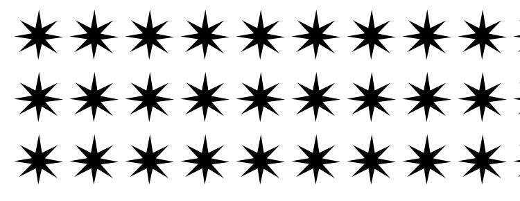 glyphs Stars1 font, сharacters Stars1 font, symbols Stars1 font, character map Stars1 font, preview Stars1 font, abc Stars1 font, Stars1 font
